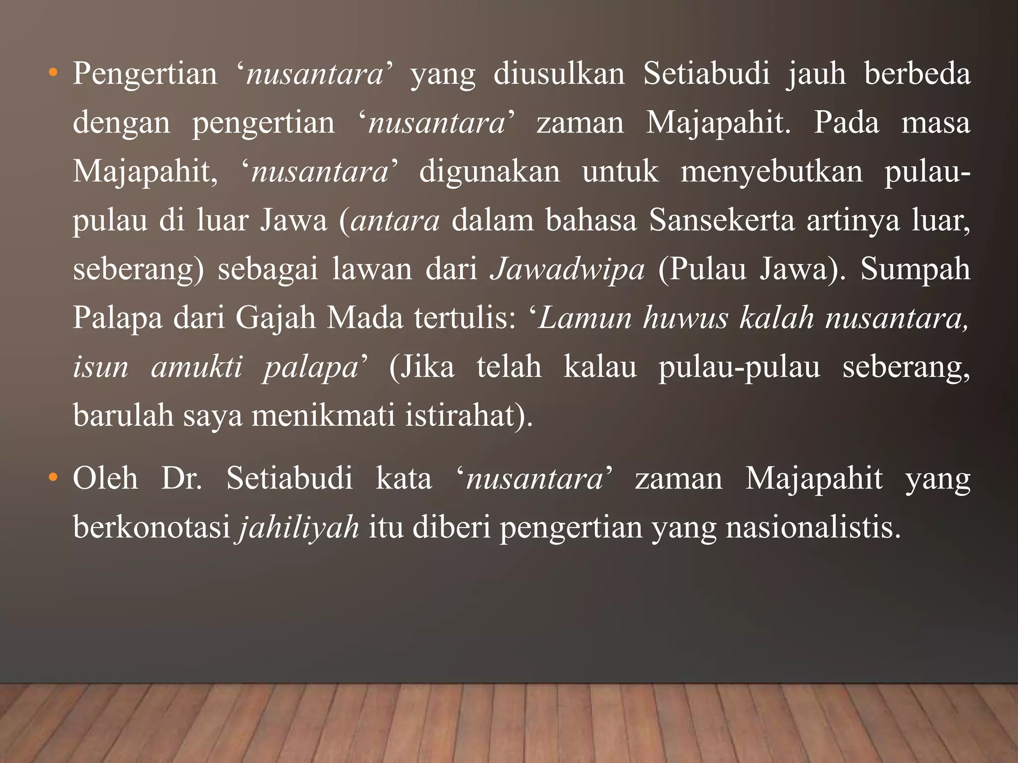 Asal Usul nama Indonesia (UTS); Reyhan Rama D.H; 1212200080; Manajemen ...