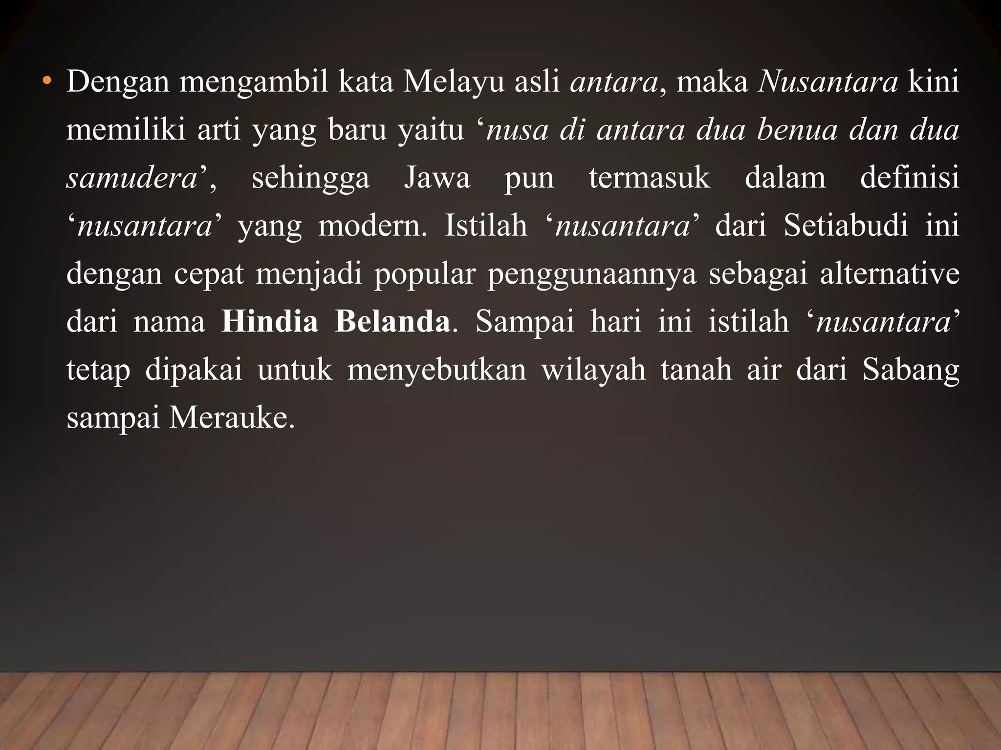 Asal Usul nama Indonesia (UTS); Reyhan Rama D.H; 1212200080; Manajemen ...