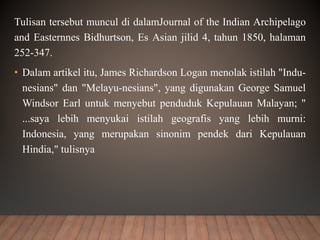 Asal Usul nama Indonesia (UTS); Reyhan Rama D.H; 1212200080; Manajemen ...