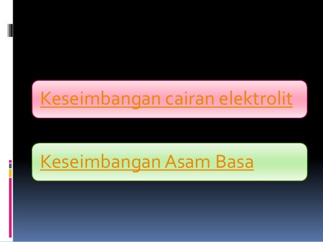 Keseimbangan asam basa