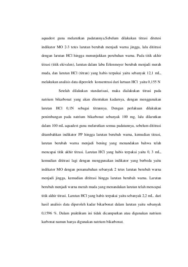 Laporan Praktikum Titrasi Asam Basa Laporan Praktikum Titrasi Asam Basa