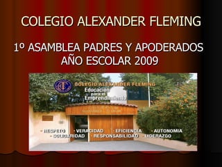 COLEGIO ALEXANDER FLEMING ,[object Object]