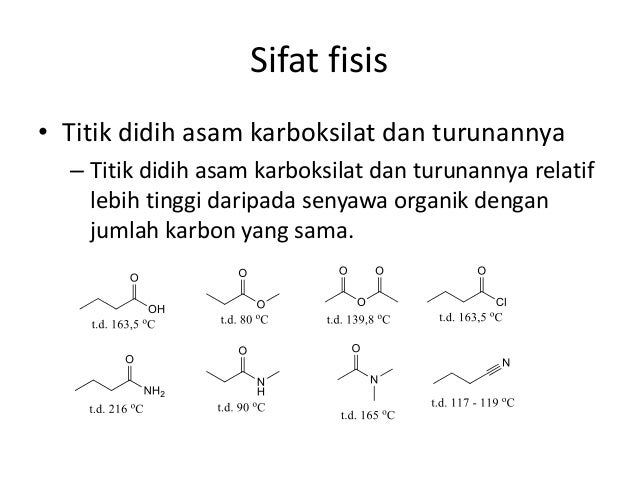Asam karboksilat dan turunannya