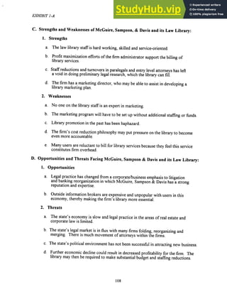 A Sample Plan For The Special Library | PDF