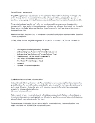 Asana Tutorial Pdf Asana+manual | PDF