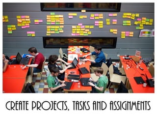 CREATE PROJECTS, TASKS AND ASSIGNMENTS
 