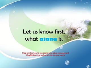 Asana Tutorial Pdf Asana tutorial | PDF