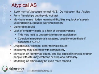 Trying to fit inMany other educational obstacles, plus emotional difficultiesBrookdale care conference, London