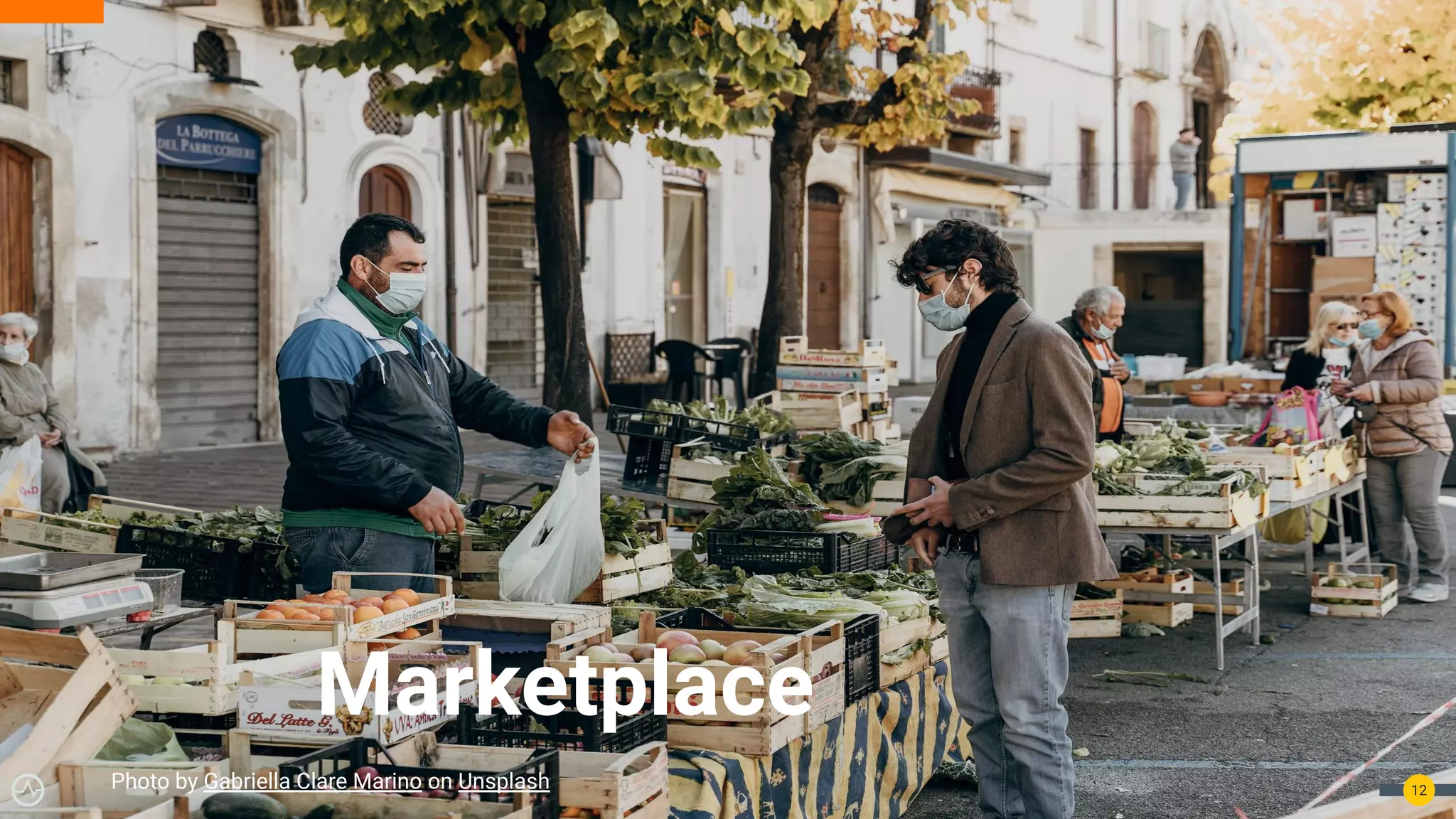 12
Marketplace
Photo by Gabriella Clare Marino on Unsplash
 