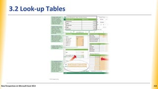 3.2 Look-up Tables
New Perspectives on Microsoft Excel 2013 215
 
