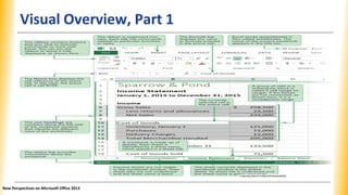Visual Overview, Part 1
New Perspectives on Microsoft Office 2013
 