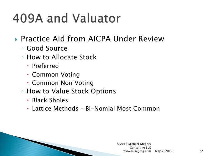 Subchapter s stock options