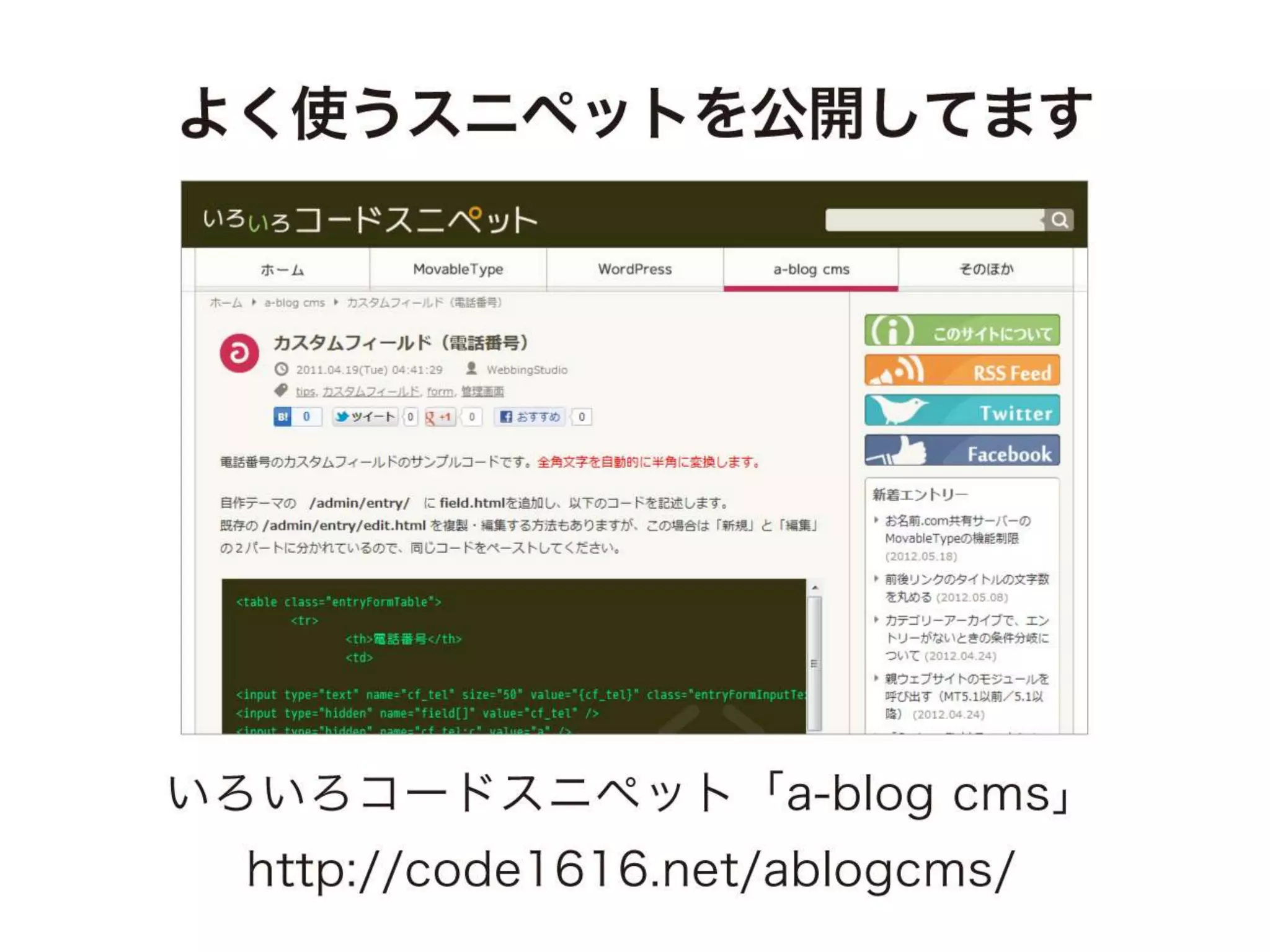 a-sap04「ちょっとすごい！a-blog cmsのカスタムフィールド」