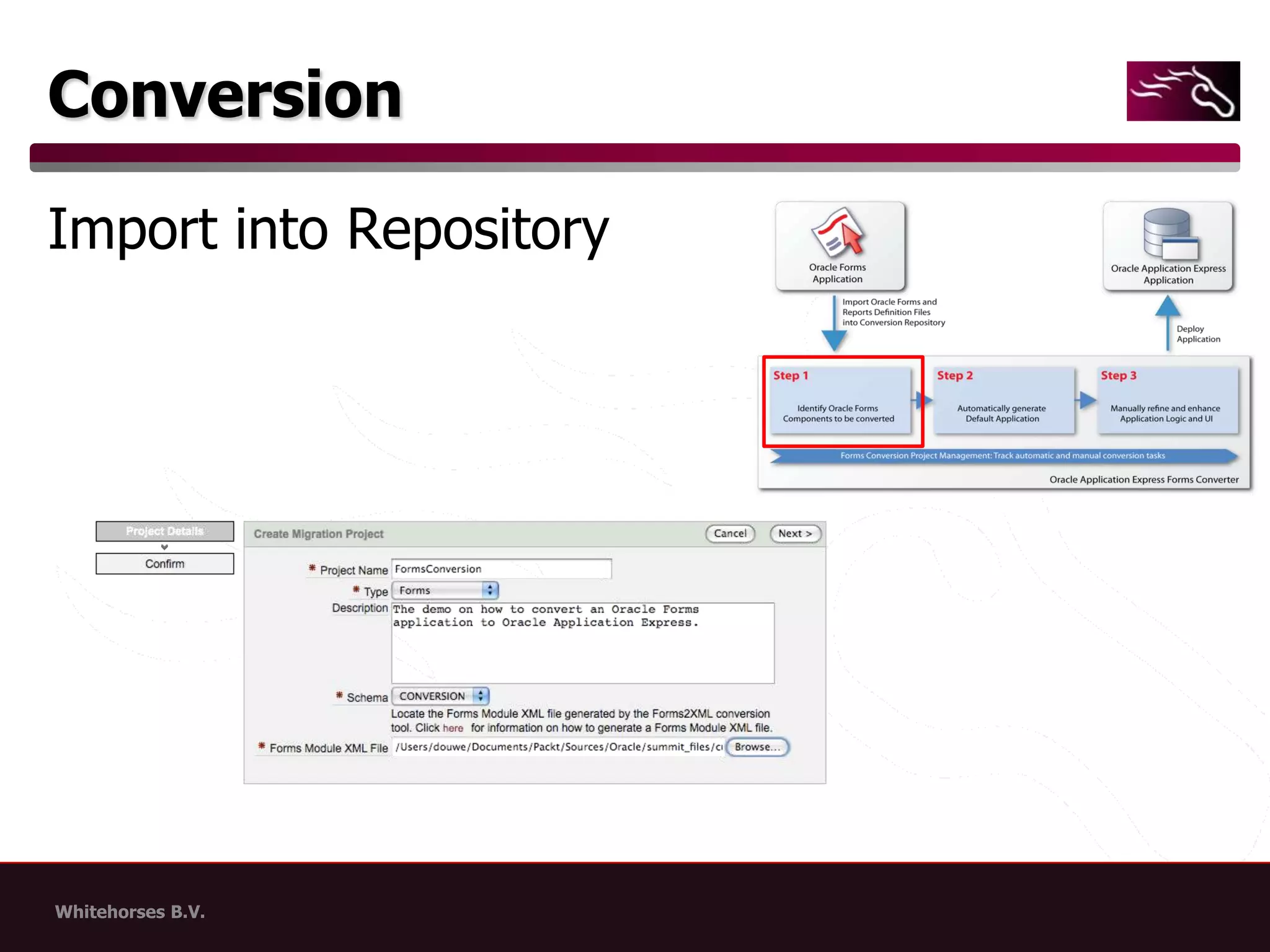 ConversionImport into Repository