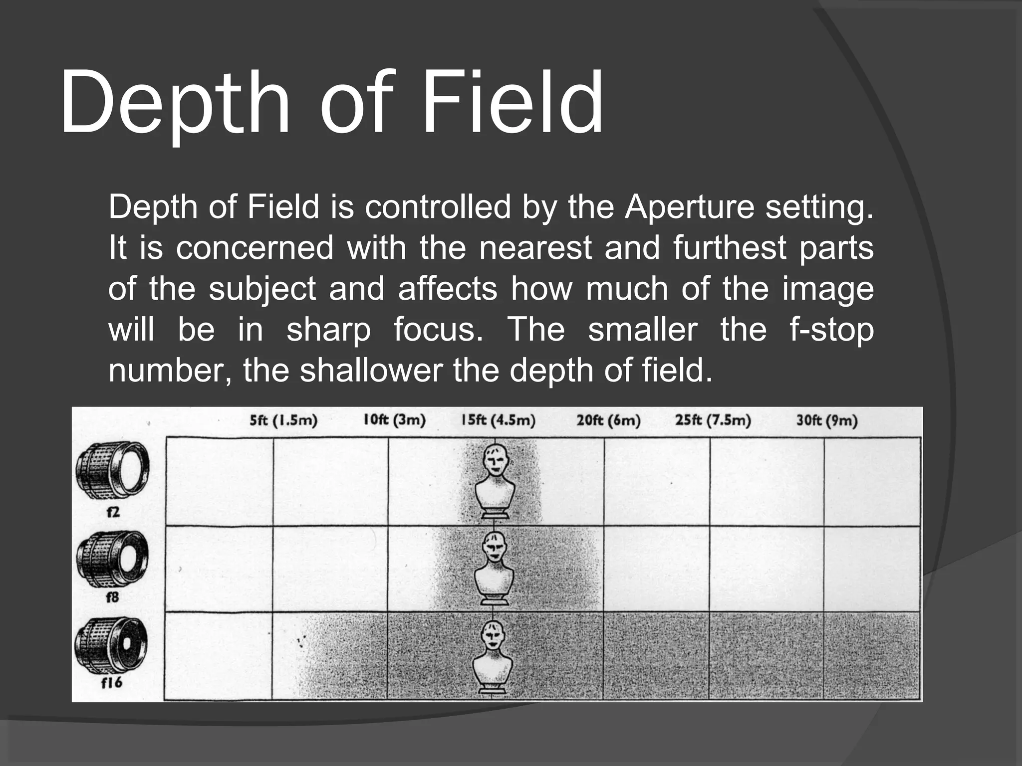 Photography: As aperture shutter speed depth of field | PPT