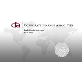 Capital for Entrepreneurs
since 1956
 
