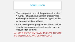 Rural development programs | PPTX