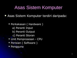 Asas sistem-komputer | PPT