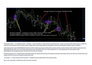 lihat bulatan purple,, ok..pastikan mid bb +- mendata,, psal zon bahaya ni...cthla sy amik cth yg kedua tu kan... masa cs yg mula2 sentuh 3sd line atas tu...middle line 
masih blom menunjukkan yg dia akn pukul serong...apakah tips2 yg perlu digunapakai bg mengelakkan insiden spt gambarajah di sebelah...sekian, wassalam.... 
dalam kebanyakkan situasi PENGEMBANGAN middle line boleh di detect juga dengan melihat sd3 itu sendiri..sekiranya ia dalam keadaan baru hendak mengembang disitu 
dapat dilihat dengan jelas..dan ia akan sekurang-kurangnya cuba menembusi sd3 3 kali..contoh terdekat hari ini ..sd3 kebanyakkan pair baru sahaja hendak 
MENGEMBANG..dan kesudahannya ialah..SD3 diCUCUK di CUCUk dan DICUCUK. 
berbanding dengan FLAT ..middle dan SD3 kekal dalam bentuk Flat..tetapi secara tiba-tiba Price berjaya menembusi SD3 dengan Pantas..dan disitu lah OP boleh dibuat..ada 
keadaan dimana Price hanya membentuk shadow diluar SD3. 
tips mudah.......1/2 jam pertama price cucuk SD3.....kebiasaannya akan patah balik & entry kita jadi shadow 
jika 1/2 jam yang kedua...kebiasaannya akan jadi candle continuius. 
 