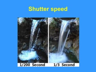 Shutter speed 