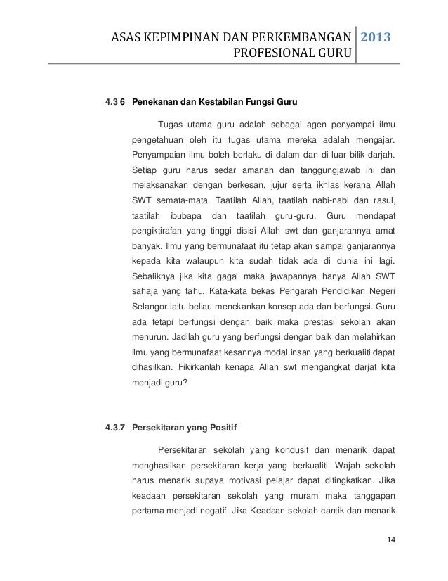 Asas Kepimpinan Dan Perkembangan Profesional Gur1