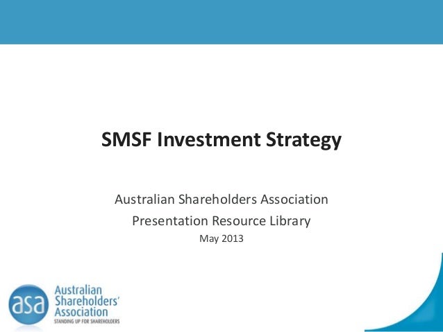 example smsf investment strategy document Sample investment strategy super fund.