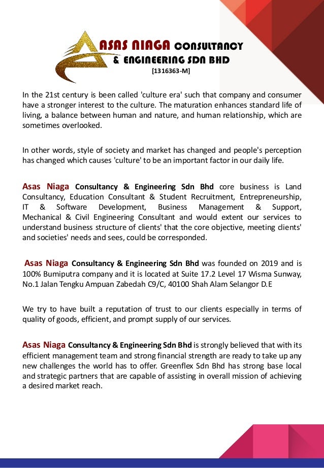 Asas Niaga Company Profile