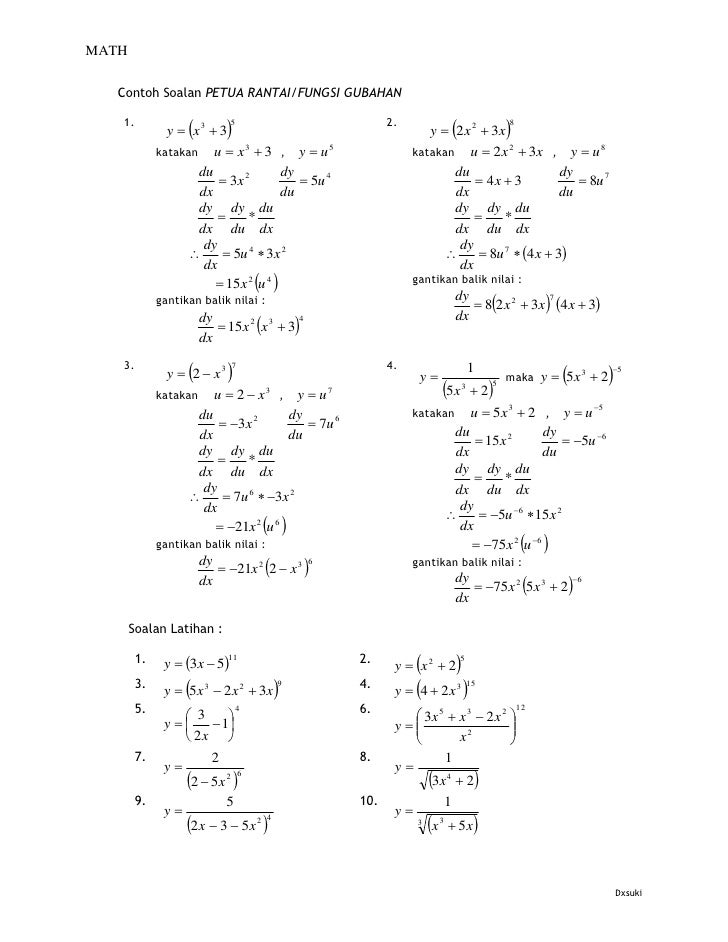 Contoh Soalan Add Math Fungsi - Soalan av