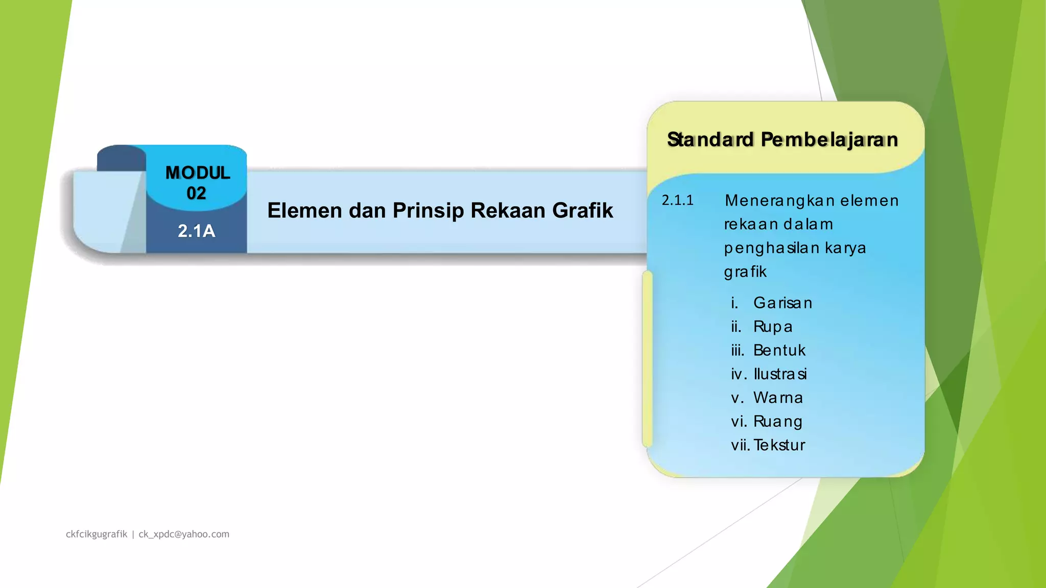 Asas rekaan grafik | PPTX