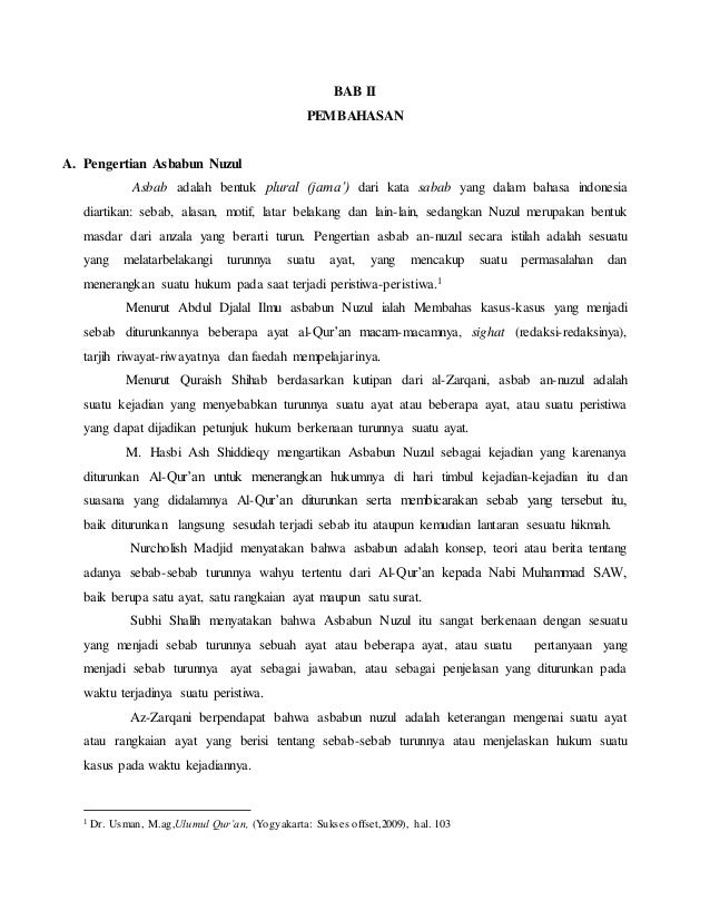 Asbab Al Nuzul