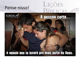 Pense nisso!




               Pr. Moisés Sampaio de Paula   16
 