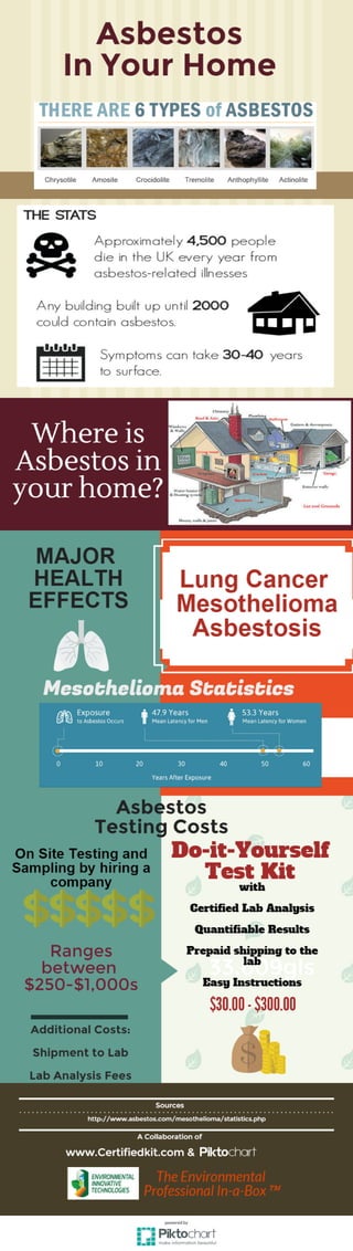 Asbestos In Your Home Infographic