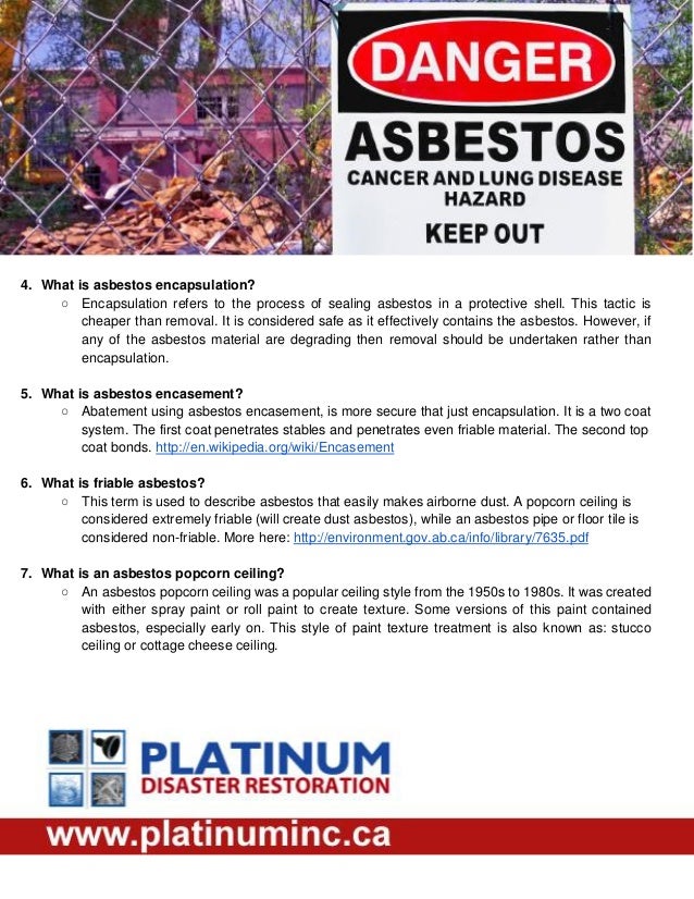 Asbestos Removal And Abatement Calgary Alberta Canada