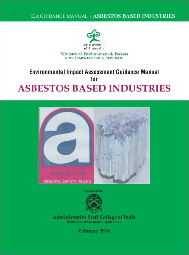 Eia guidance manual for building construction