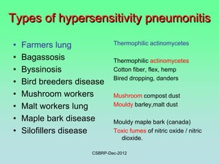 Asbestos Berylliosis