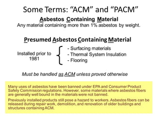 Comprehensive Asbestos Safety Training: Properties, Hazards, and ...