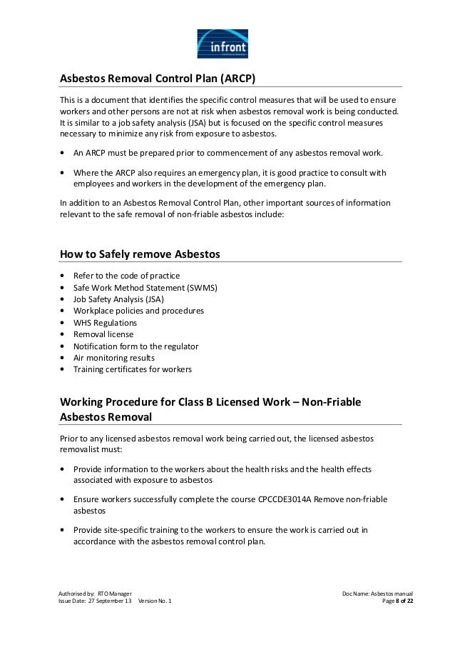asbestos clearance certificate Asbestos workbook asbestos clearance certificate Asbestos workbook
