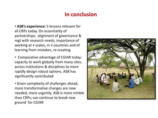 ASB Partnerhip @ 20: what have we learned, where to next. 2pptx