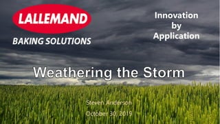 Innovation
by
Application
Innovation
by
Application
Steven Anderson
October 30, 2019
 