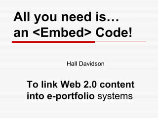Architectureof InteractionArchitecture of Participation (Web 2.0) allows aPedagogyof Interaction