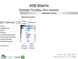 Climate Smart Agriculture -ASB World Bank Presentation