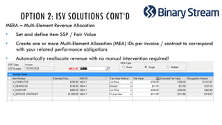 OPTION 2: ISV SOLUTIONS CONT‘D
•
•
•
 