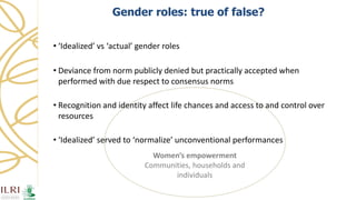 Women's empowerment through seed improvement and seed governance: evidence from participatory barley breeding in pre-war Syria