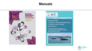 Testing a gender transformative approach combined with a fish harvesting technology for women