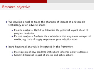 Gender norms and intra-household allocation of labor: a CGE application to household economics