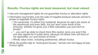 What happens after technology adoption? Gendered aspects of small-scale irrigation technologies in Ethiopia, Ghana, and Tanzania