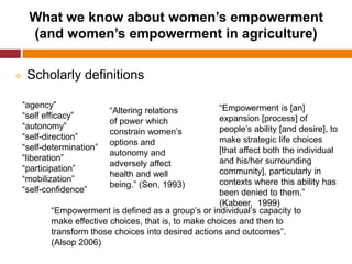 Grafted understandings of empowerment in agriculture: a qualitative gendered comparison of Ethiopian smallholder farmers