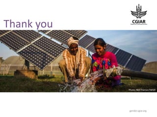 CGIAR Collaborative Platform on Gender Research - Communities of Practice