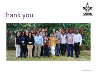 CGIAR Collaborative Platform on Gender Research - Communities of Practice