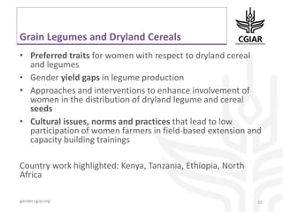Pre-conference meeting. Gender Research Coordinators and Center Representatives